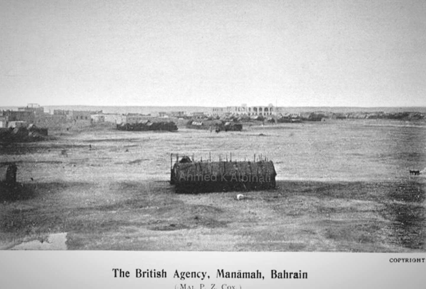 الجزء الشمالي من فريج الذواودة — صورة الميجر پرسي كوكس (1908م)